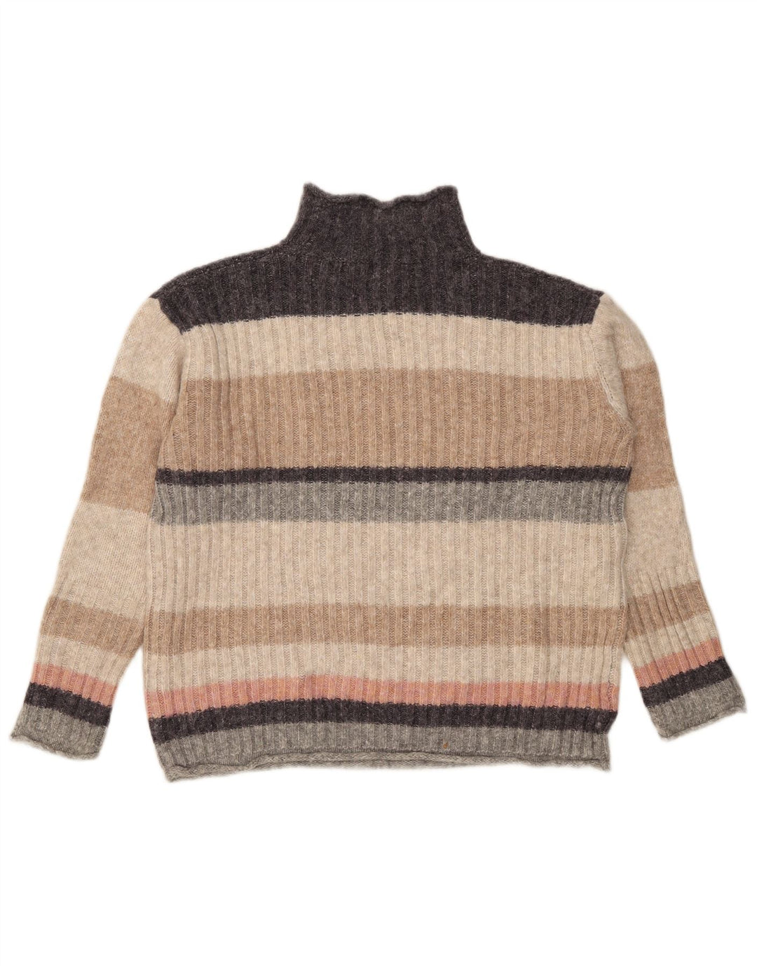 Maglione maglione a collo alto da donna Marks & Spencer UK 12 medio multicolore