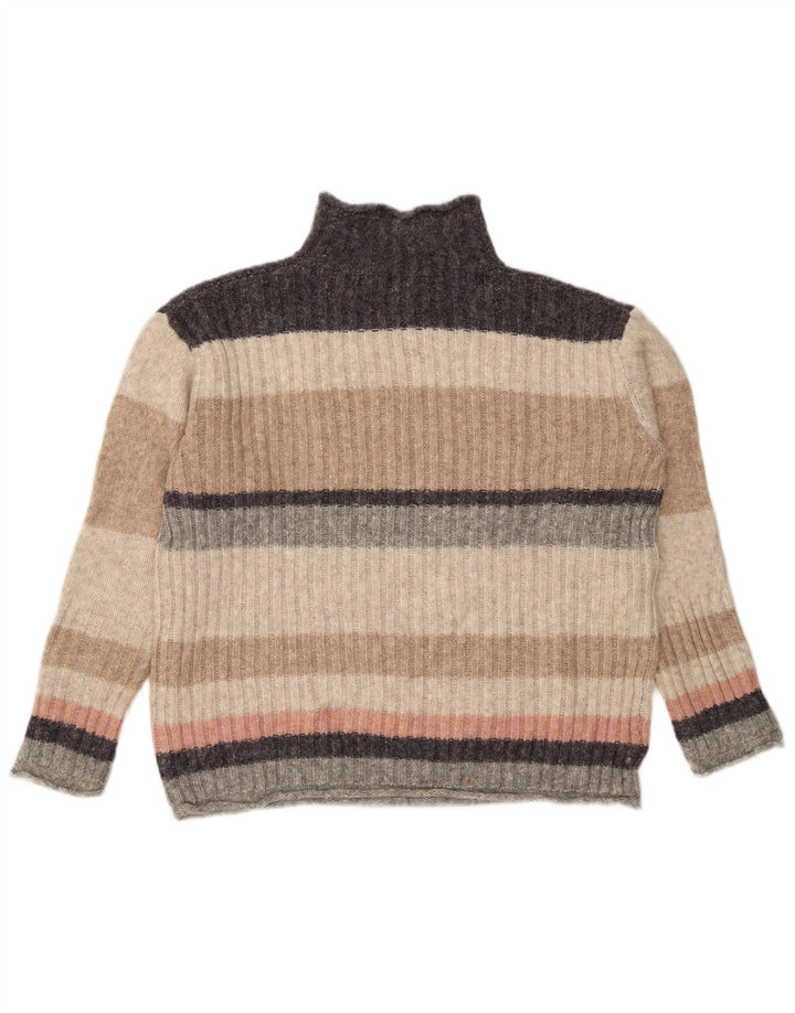 Maglione maglione a collo alto da donna Marks & Spencer UK 12 medio multicolore