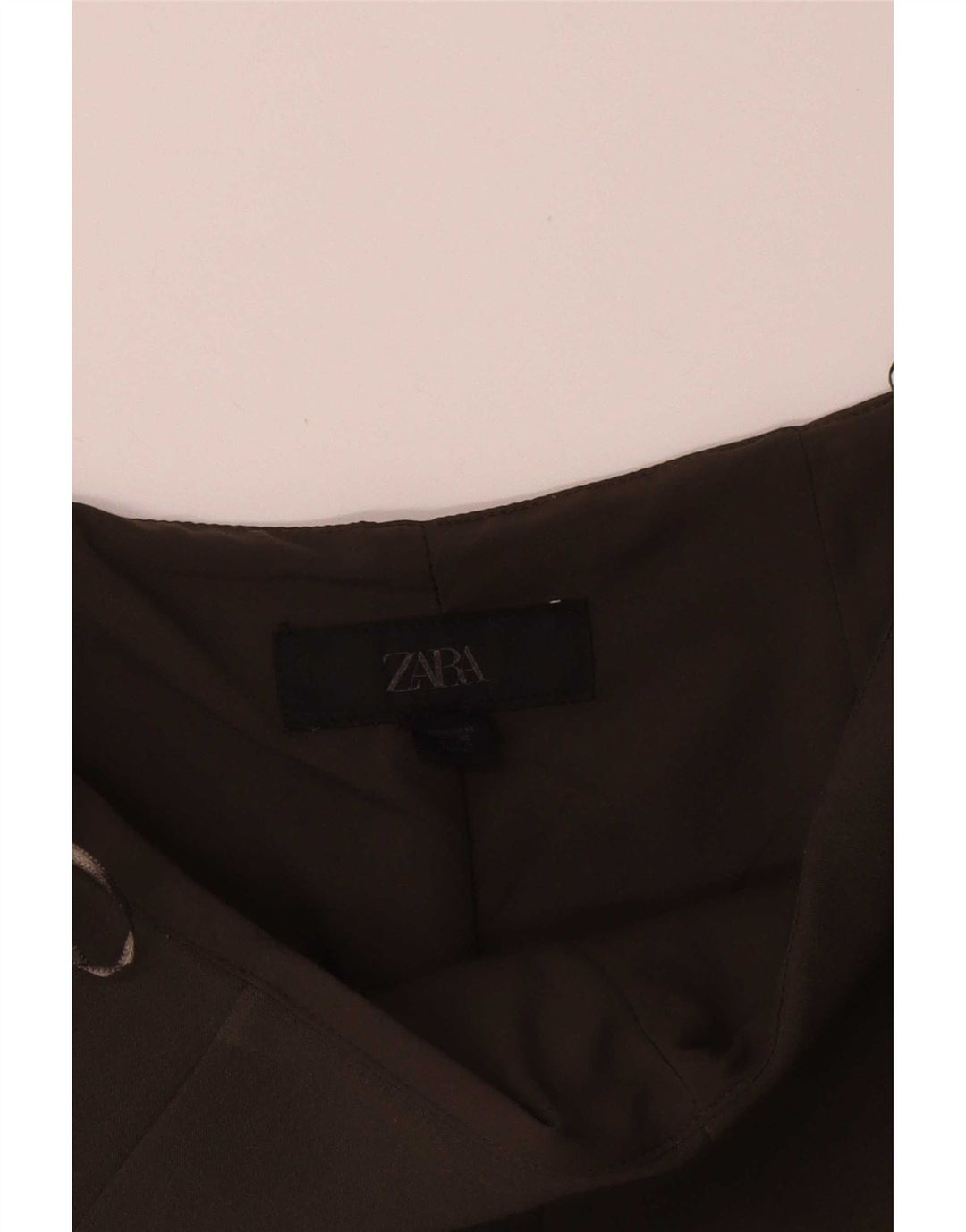 Pantaloncini casual a vita alta da donna Zara medi W28 marroni