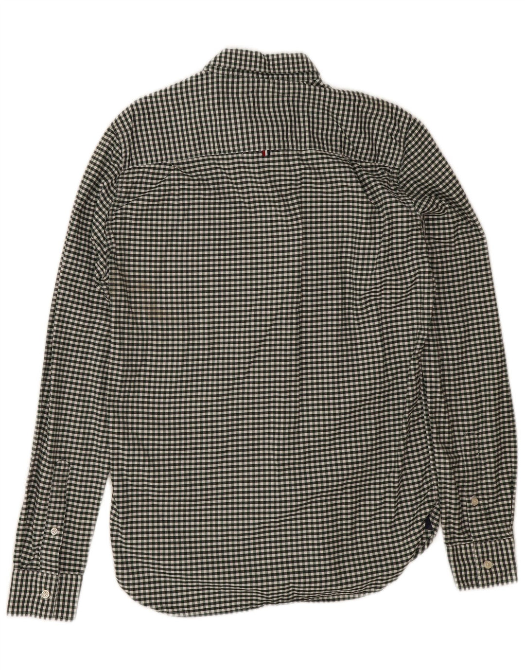 Camicia da uomo Superdry Small in cotone a quadretti verde