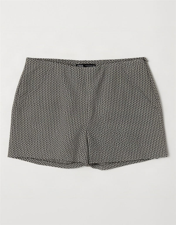 Pantaloni caldi a vita alta da donna Zara grandi W30 beige geometrici