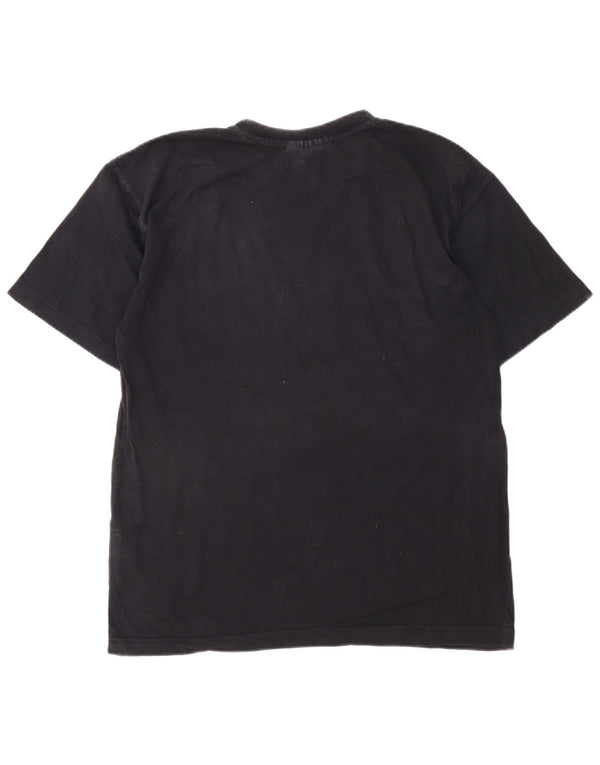 T-shirt grafica da uomo Puma Top in cotone nero medio
