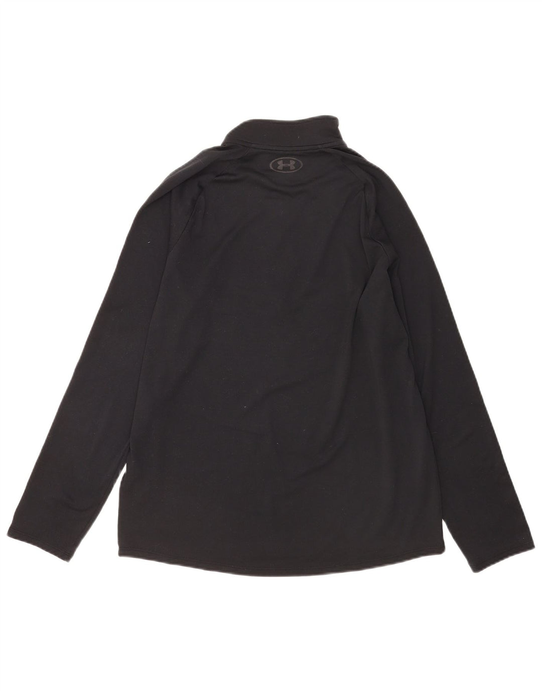 Maglietta Under Armour da uomo Heat Gear con zip e collo pullover, media, nera