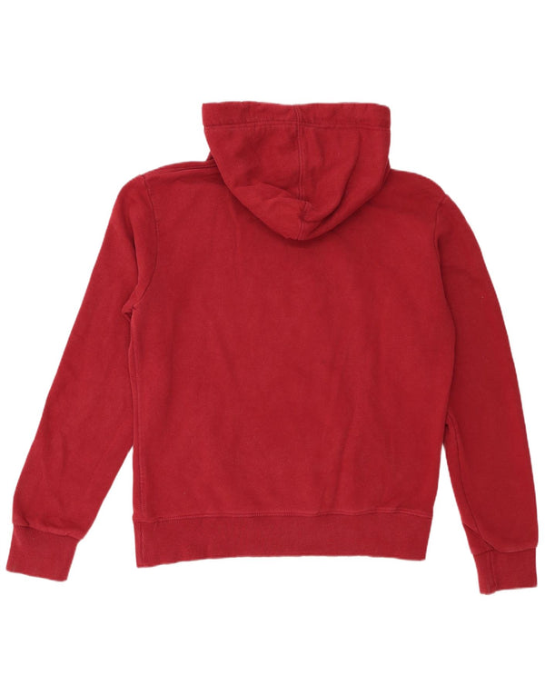 Maglione con cappuccio grafico da uomo Superdry grande in cotone bordeaux