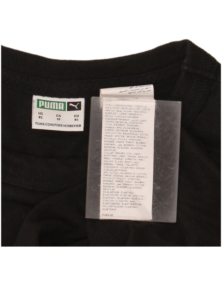 T-shirt grafica da uomo PUMA Top XS in cotone nero