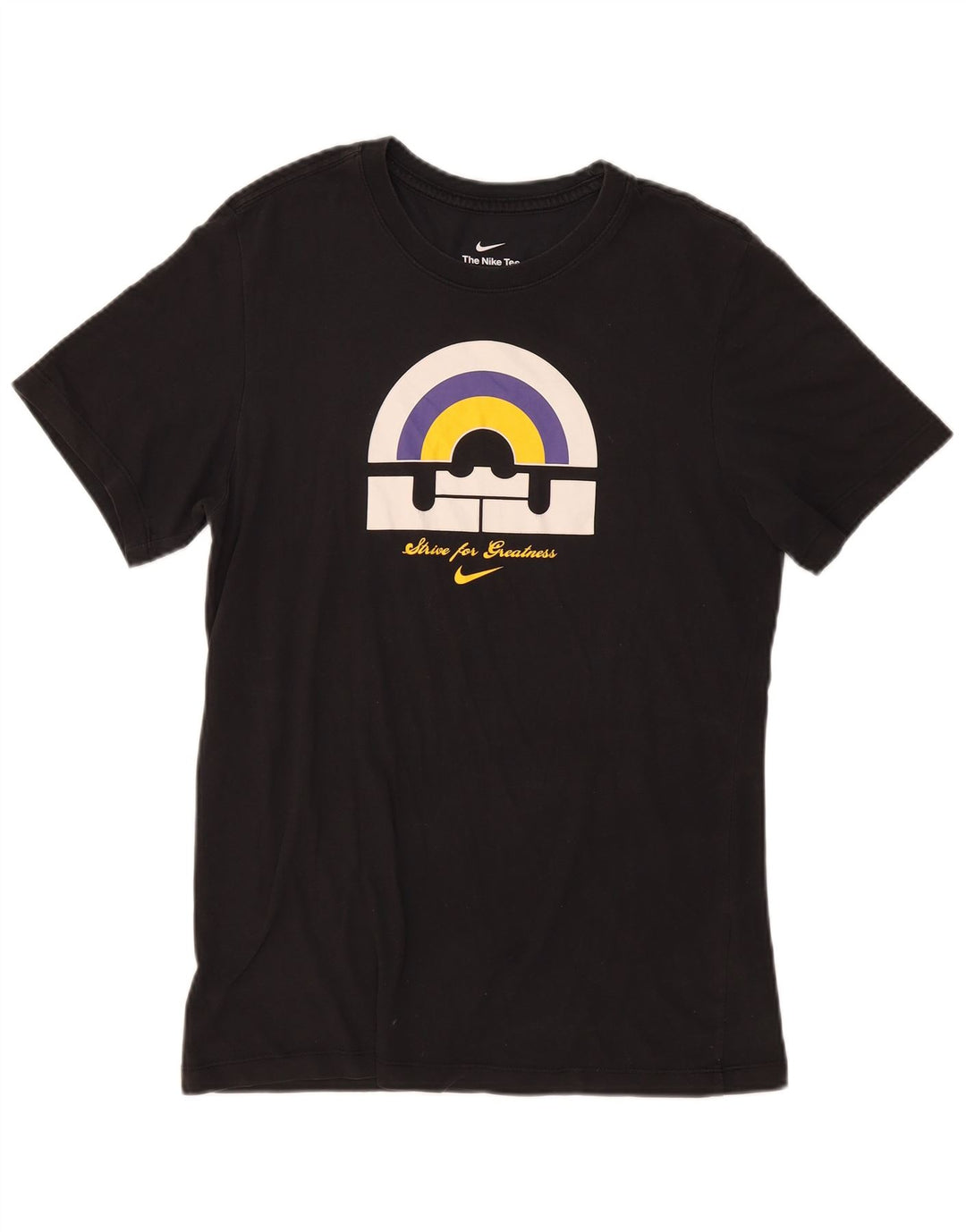 T-shirt grafica da uomo Nike Top piccola nera