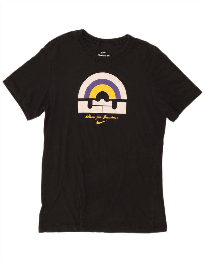 T-shirt grafica da uomo Nike Top piccola nera