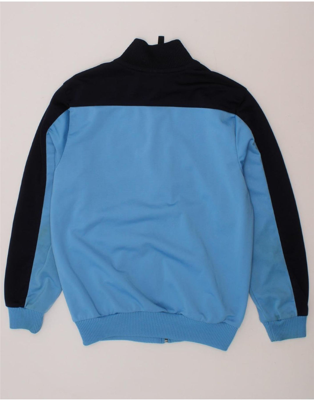 PUMA Boys Tracksuit Top Jacket 9-10 Years  Blue Colourblock Polyester Vintage Puma and Second-Hand Puma from Messina Hembry 