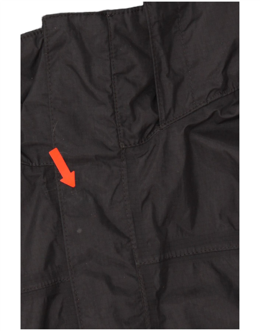 Giacca antipioggia da uomo con cappuccio The North Face UK 40 Large in nylon nero