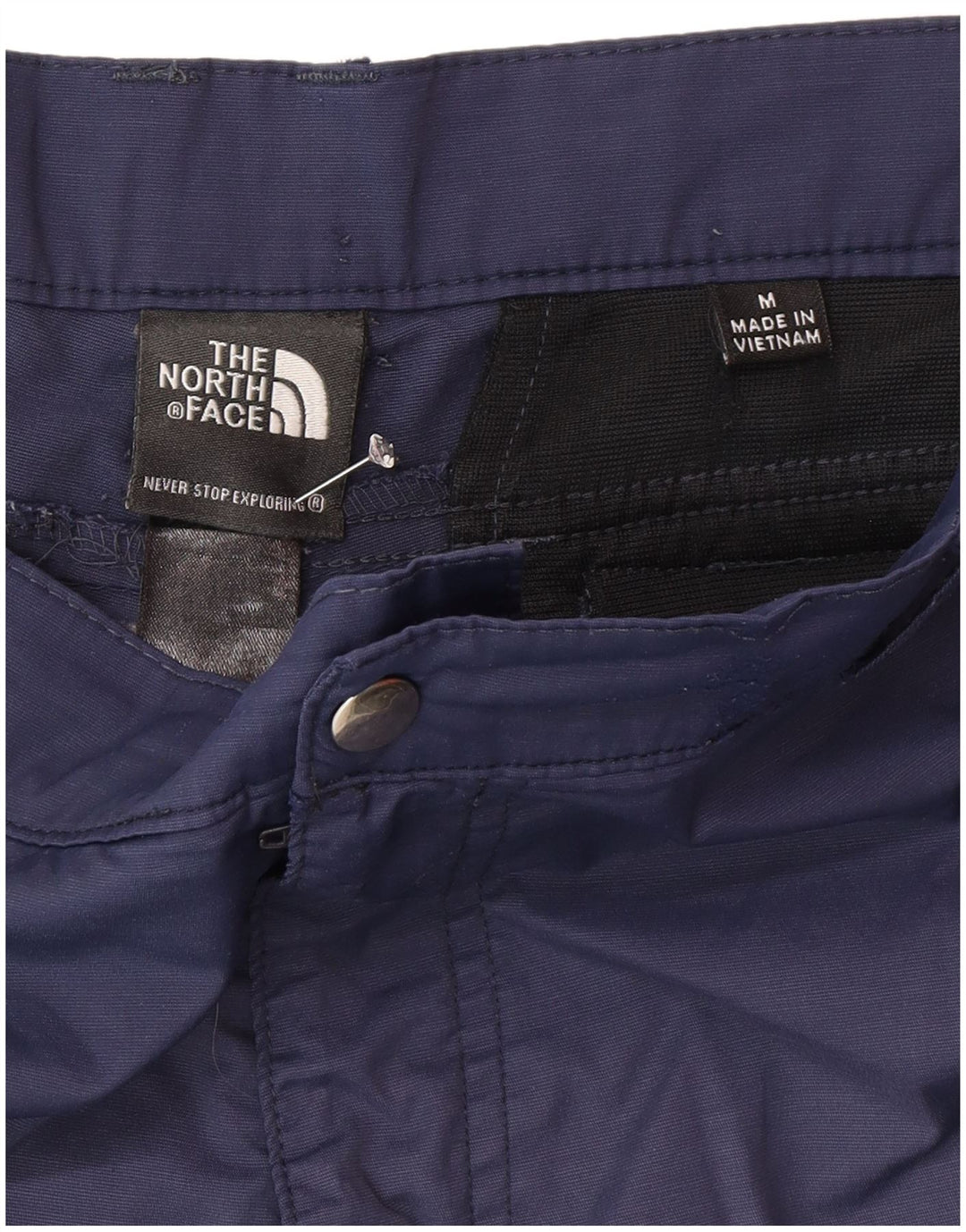 Pantaloncini cargo da uomo The North Face medi W36 poliestere blu navy