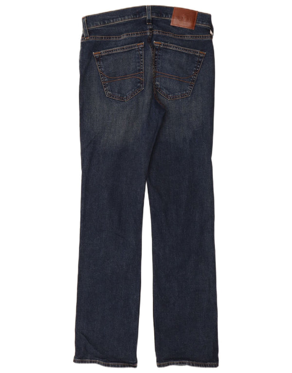 Jeans dritti Flex da uomo HOLLISTER W29 L32 cotone blu navy