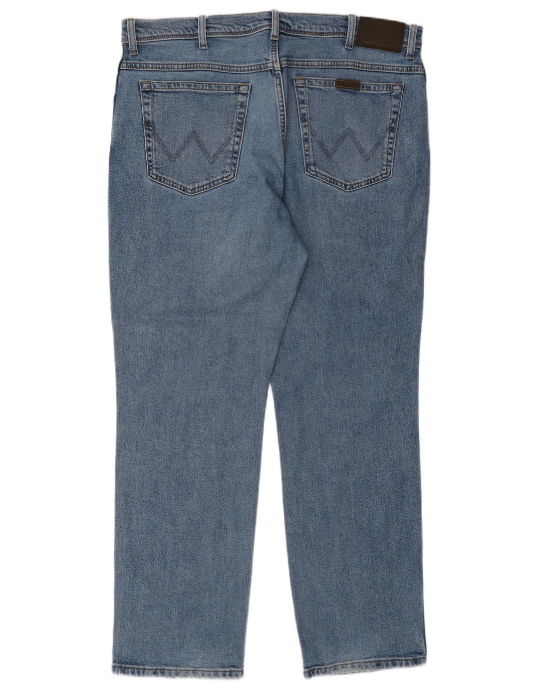 Jeans dritti da uomo vestibilità regolare WRANGLER W38 L32 cotone blu
