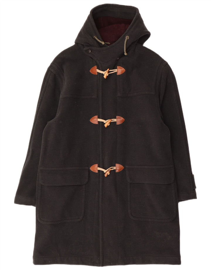 Montgomery con cappuccio da uomo P&P People UK 38 Lana verde medio