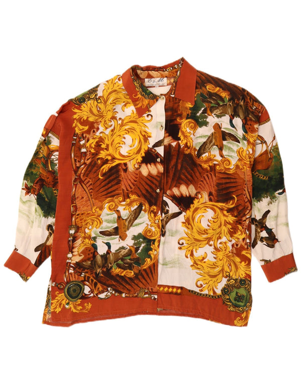 Camicetta grafica da donna E&M UK 14 floreale multicolore medio