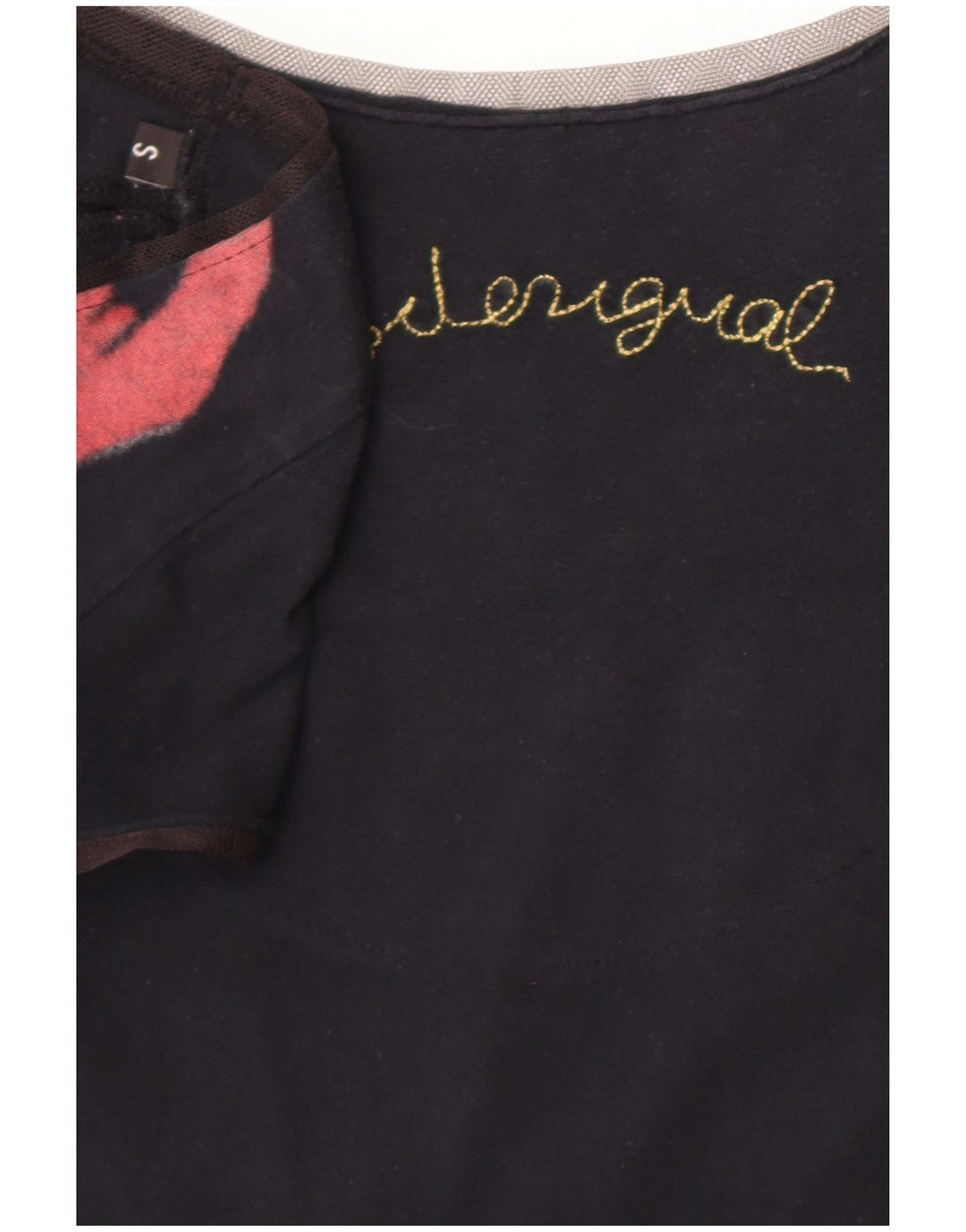 Abito tubino grafico da donna Desigual UK 10 piccolo nero