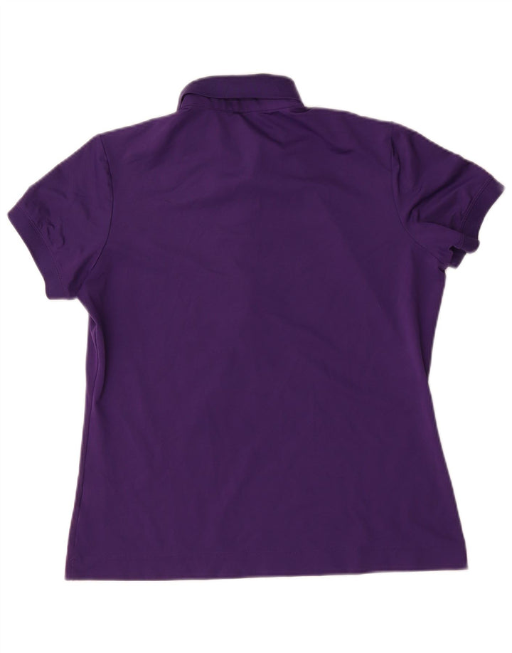Polo Nike da donna Dri Fit UK 12/14 poliestere viola medio