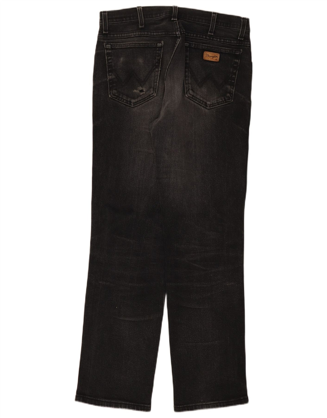 WRANGLER Jeans dritti elasticizzati Texas da uomo W33 L32 cotone nero
