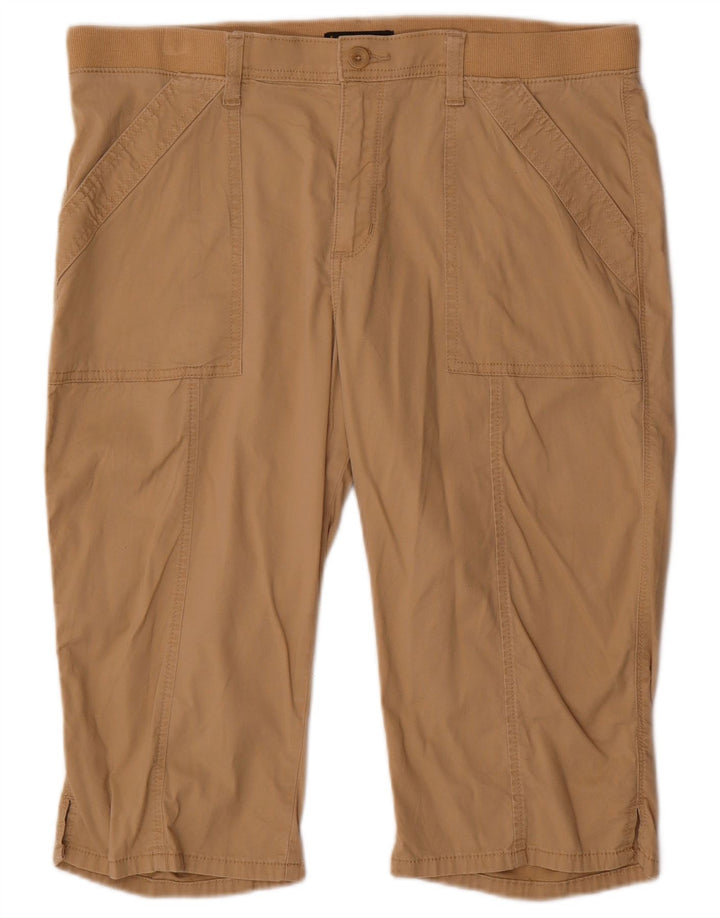 Bermuda Lee da donna a vita media e vestibilità comoda, W36 XL Beige