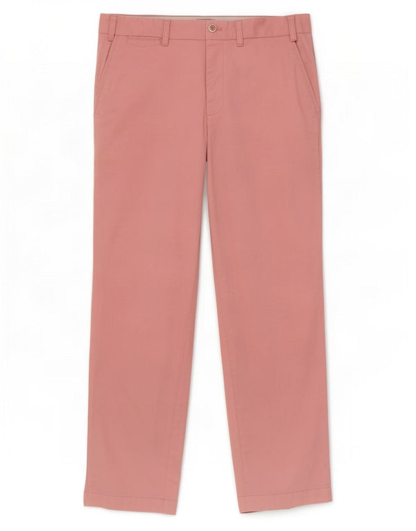 Pantaloni chino dritti Marks & Spencer da uomo blu Harbour W34 L29 Rosa