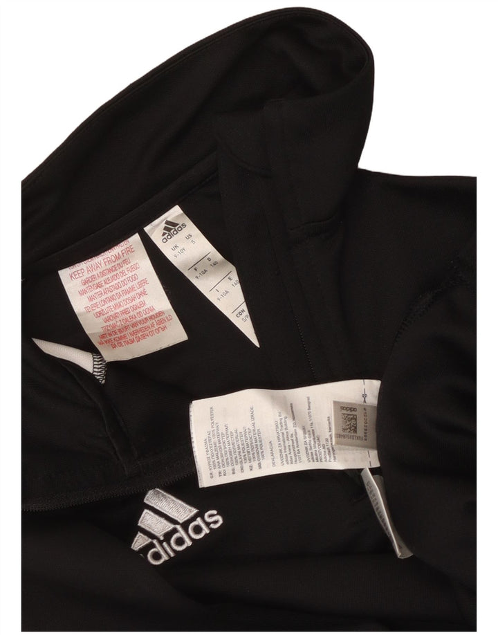 Top della tuta da ginnastica Adidas Climalite da ragazzo, 9-10 anni, colore nero
