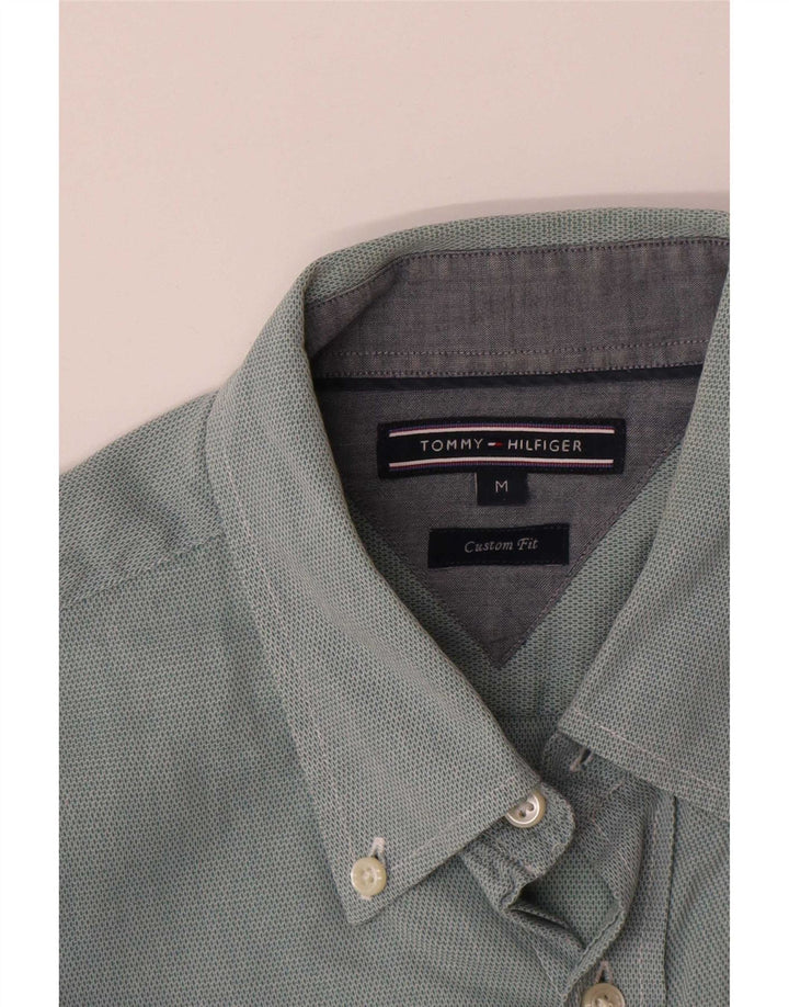 Camicia personalizzata da uomo Tommy Hilfiger in cotone verde medio