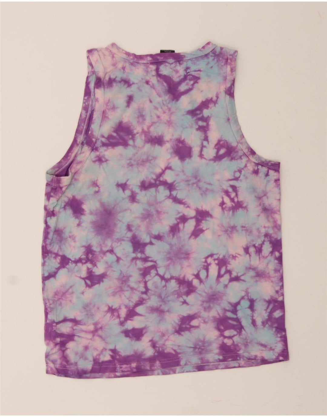 HURLEY Mens Vest Top Small Purple Tie Dye Cotton Vintage Hurley and Second-Hand Hurley from Messina Hembry 