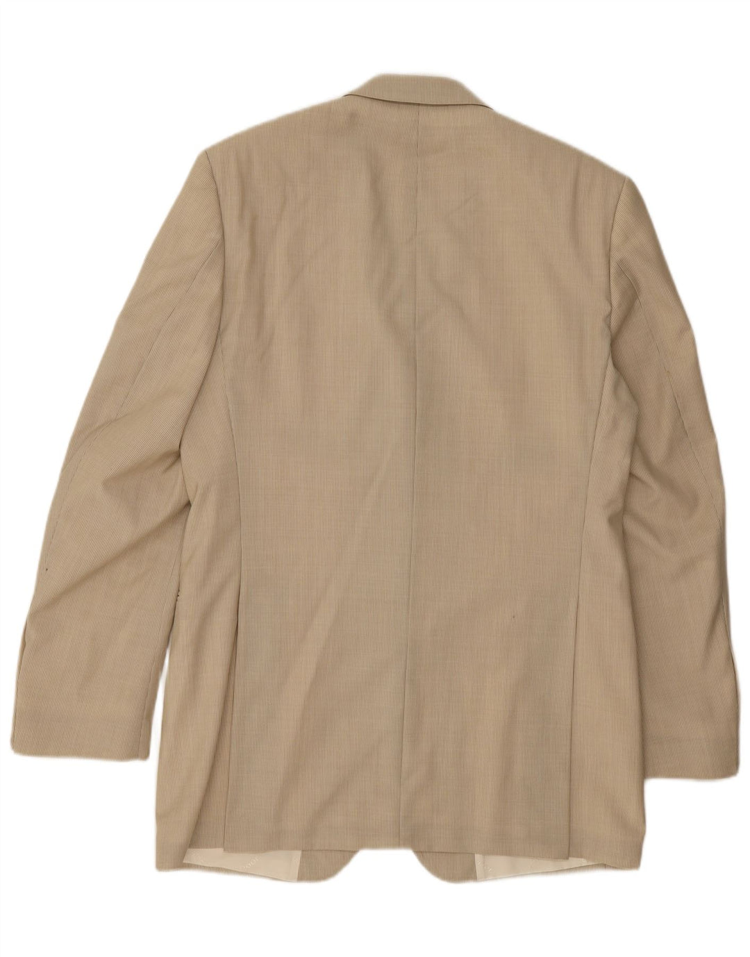 Giacca blazer da uomo a 2 bottoni Joop IT 48 Lana vergine gessata beige medio
