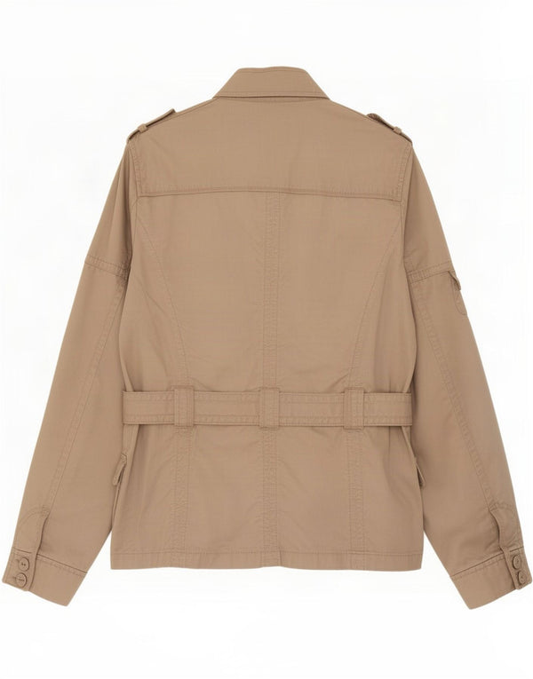 Giacca militare da donna Esprit UK 12 Cotone beige medio