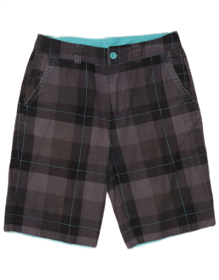 Pantaloncini chino da uomo Sneaker Freak XS W29 in cotone a quadri grigi