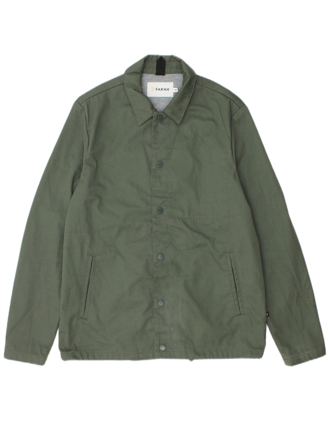 Giubbotto bomber da uomo FARAH UK 34 XS verde poliestere