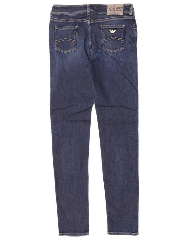 Jeans skinny da donna Armani W31 L31 cotone blu
