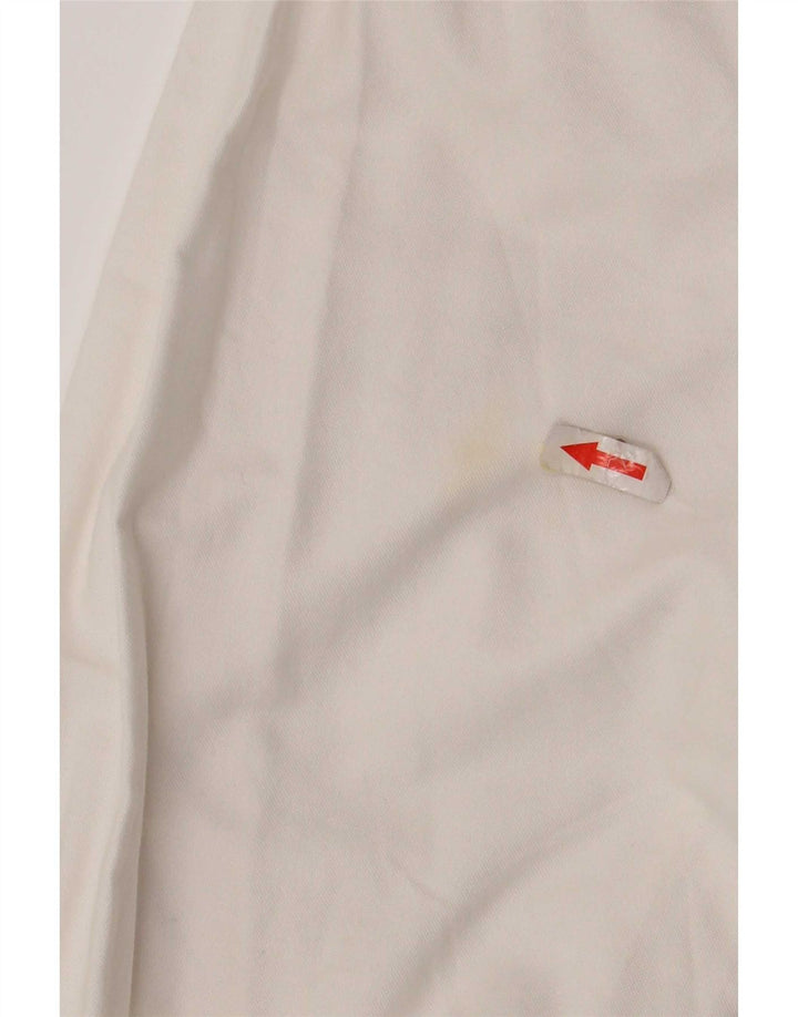 Camicia da uomo Chaps taglia 15 1/2 cotone bianco medio