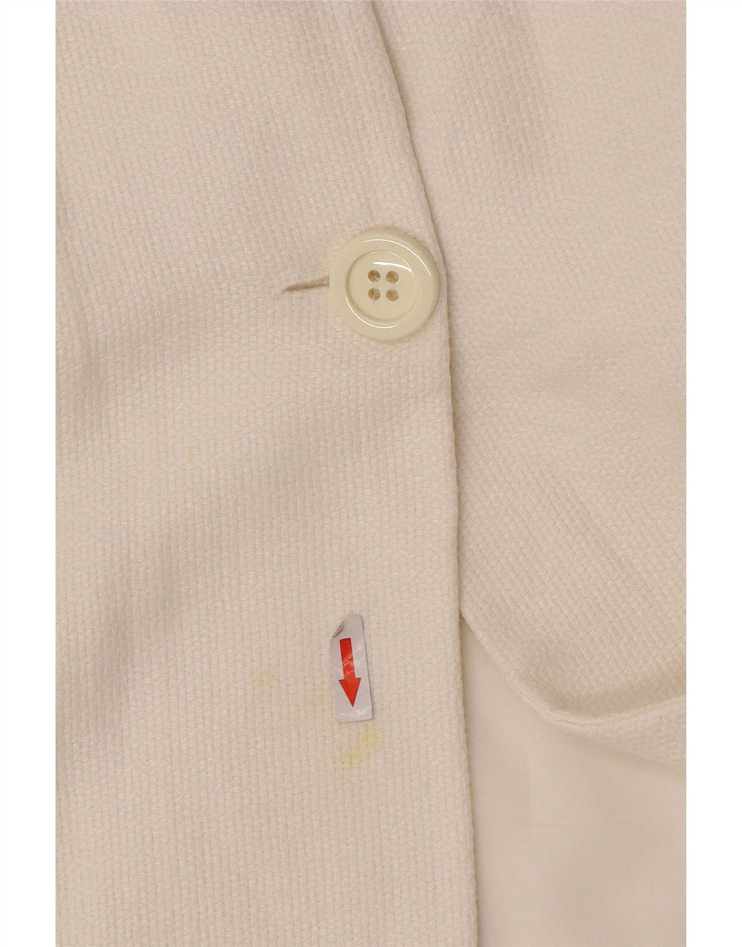 Giacca blazer a 2 bottoni corta da donna Massimo Dutti EU 38 bianco medio