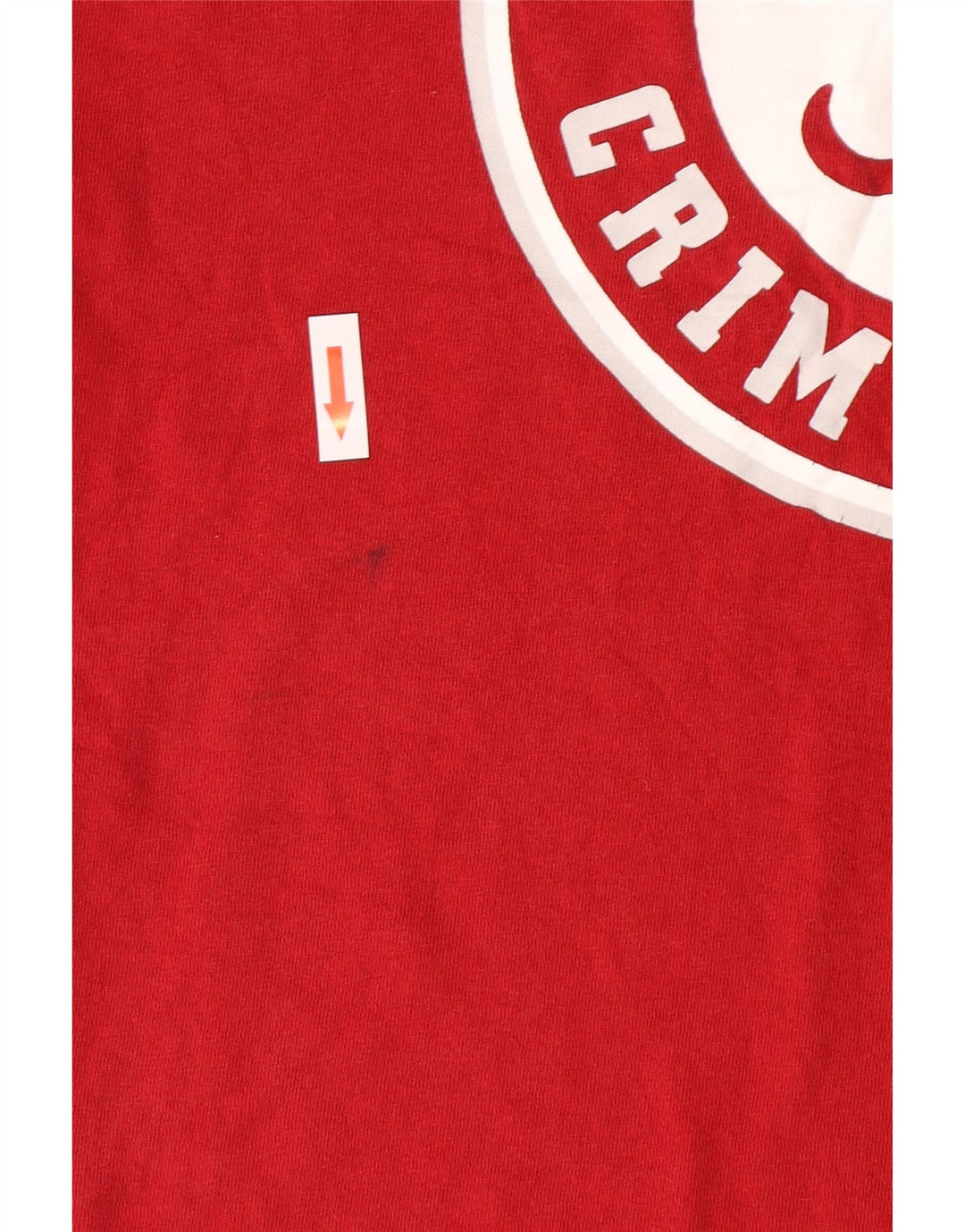 T-shirt grafica da uomo Champion Top grande in cotone rosso