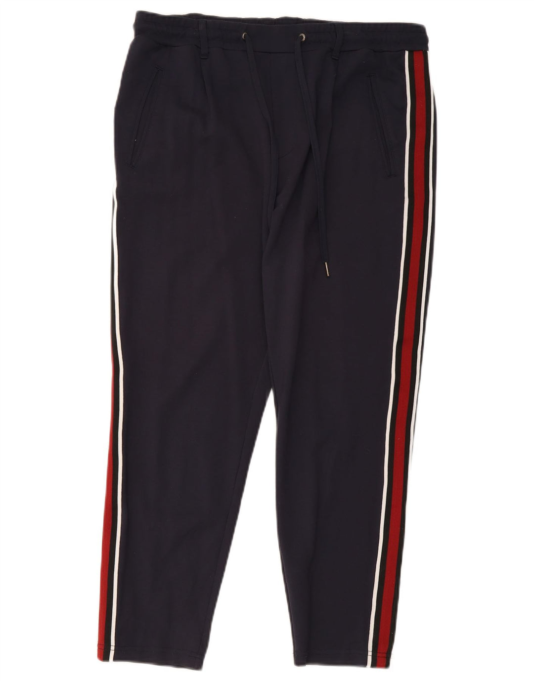 Pantaloni da tuta da uomo Jack & Jones Large in viscosa color block blu navy