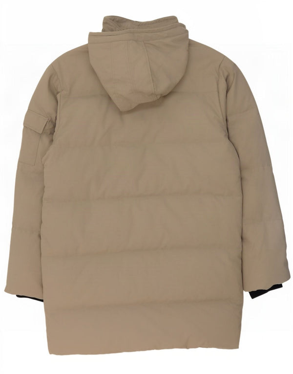 Cappotto imbottito con cappuccio da uomo Diadora UK 40 Large Verde in poliammide