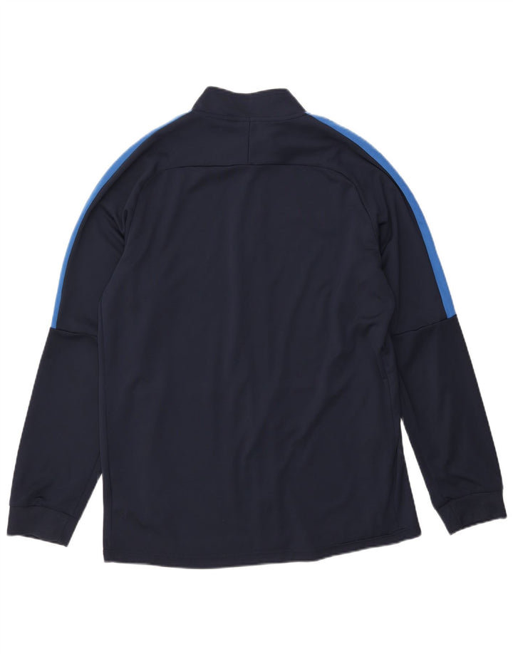 Giacca da tuta Nike Dri Fit da uomo, grande, color block blu navy
