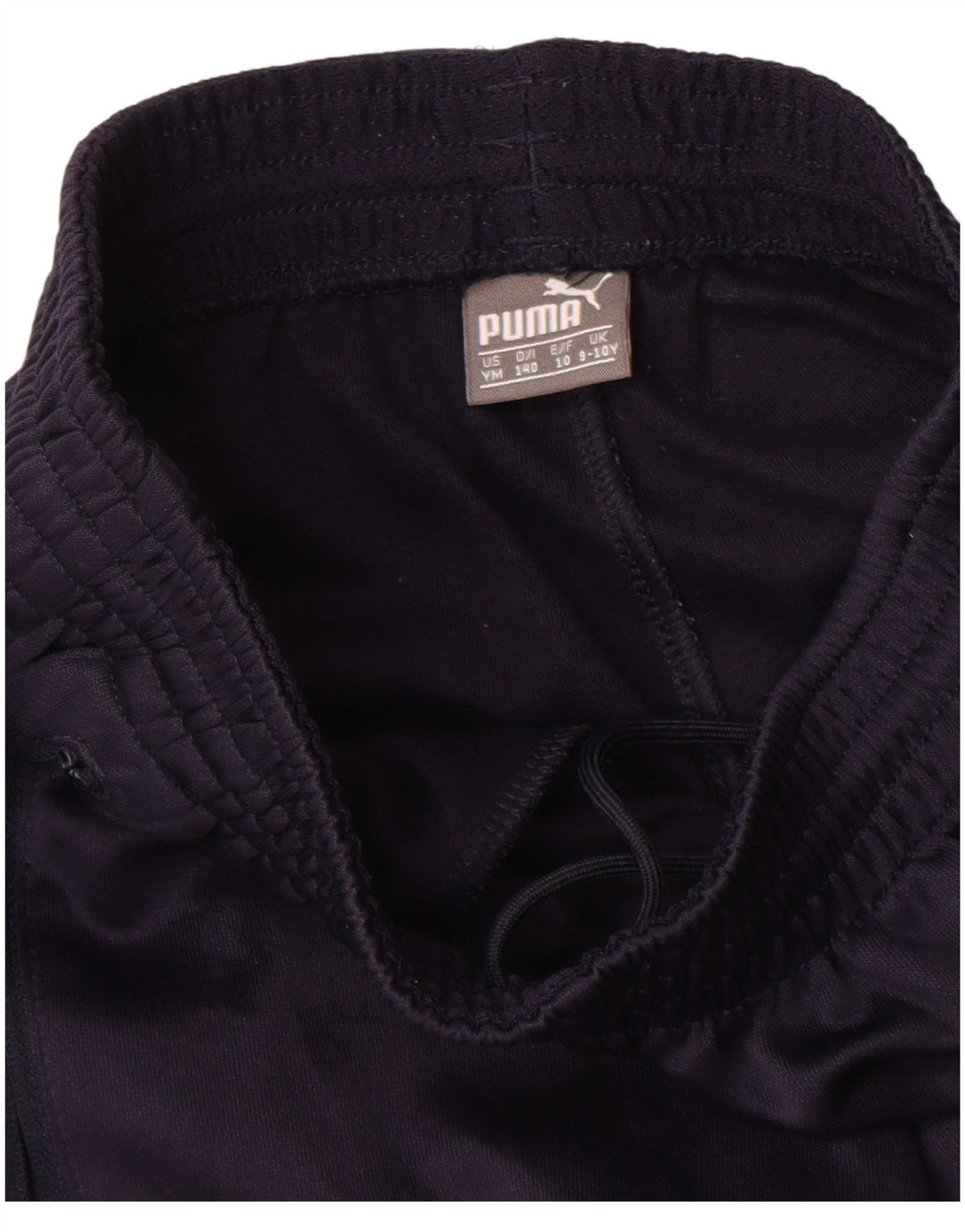 Pantaloni della tuta da ragazzo PUMA 9-10 anni in poliestere blu navy