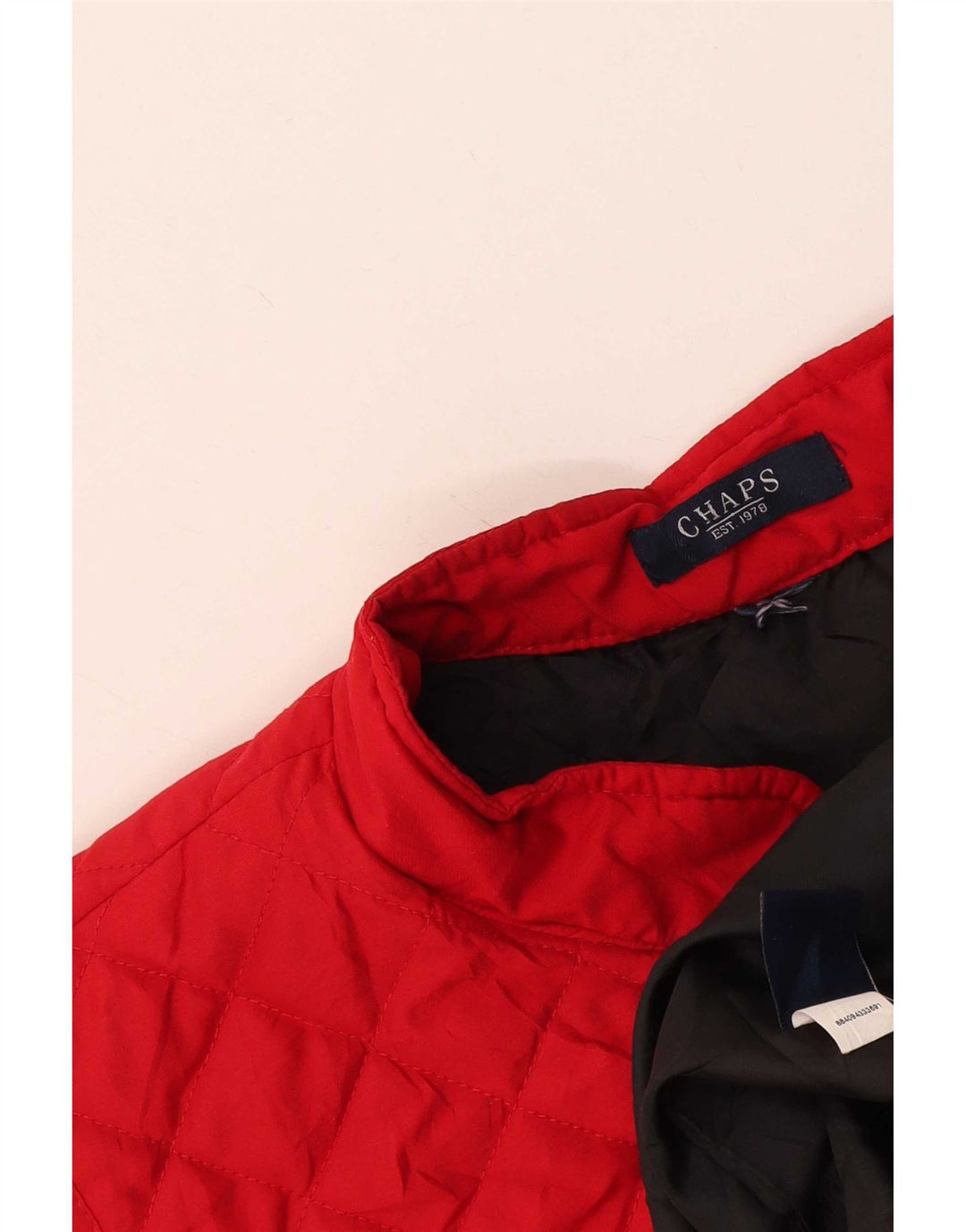 Gilet trapuntato da donna Chaps UK 18 XL rosso