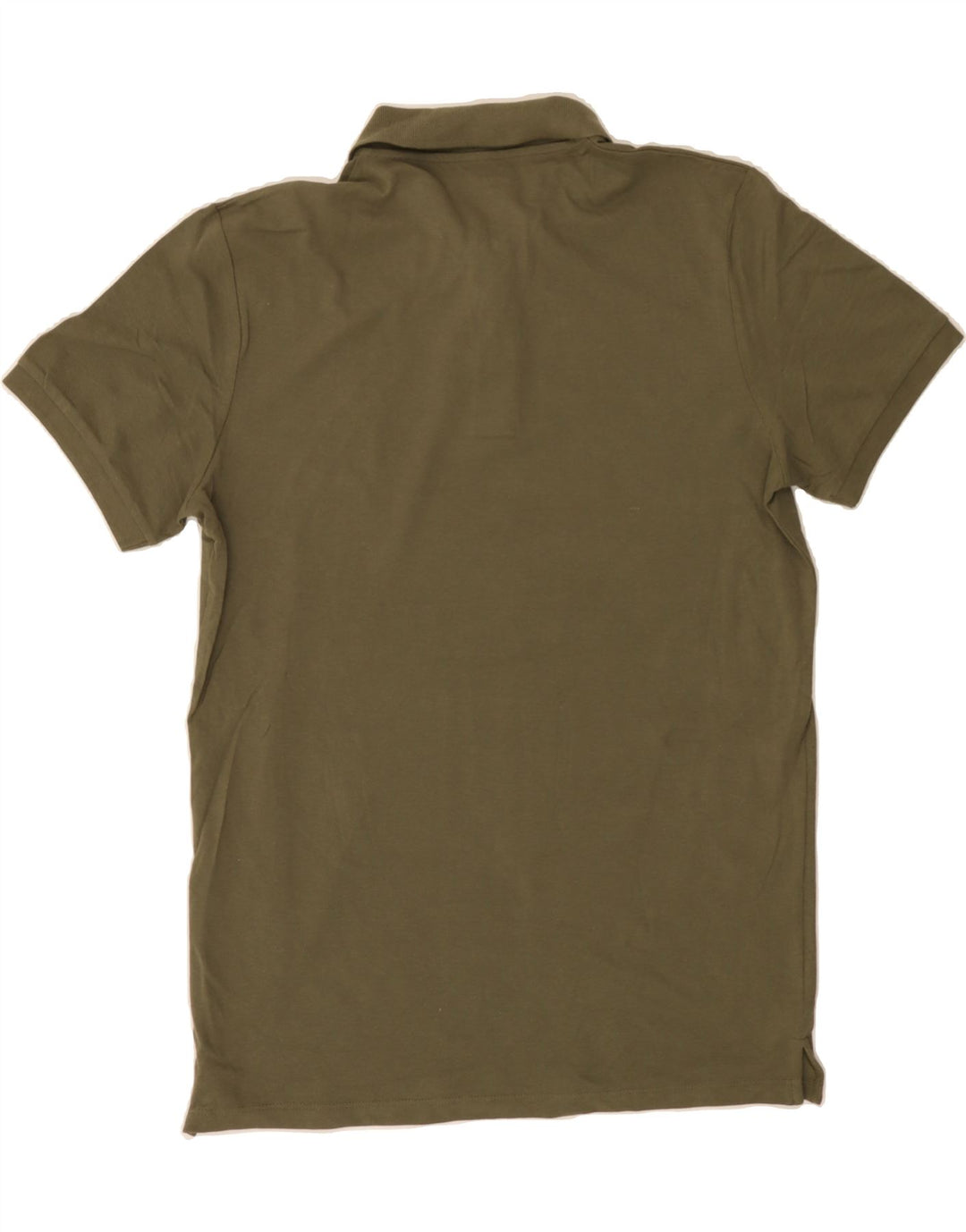 JACK & JONES Mens Polo Shirt Medium Khaki Cotton Vintage Jack & Jones and Second-Hand Jack & Jones from Messina Hembry 