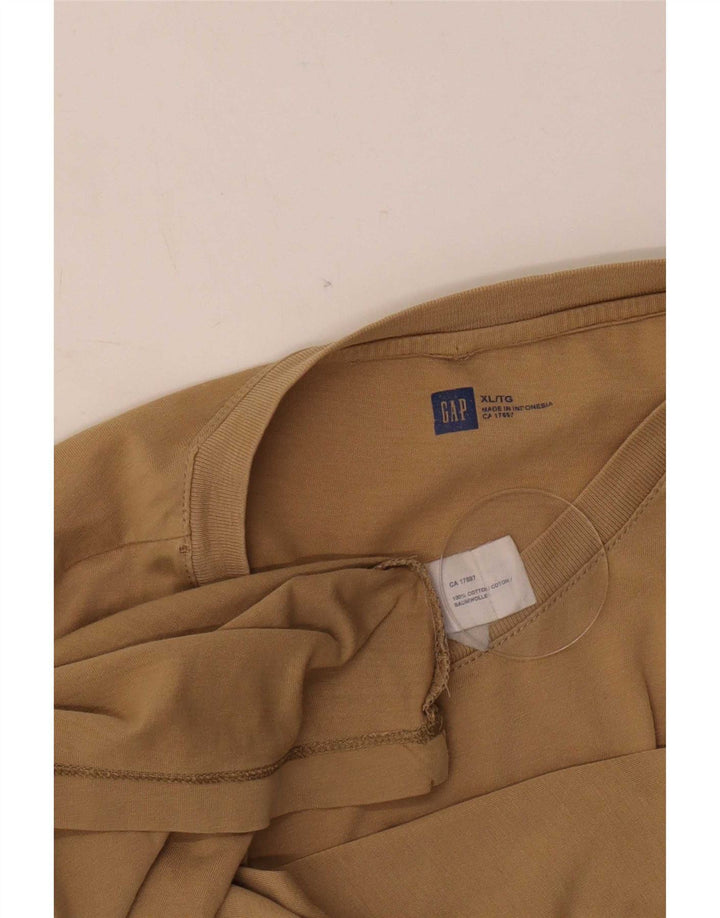 Maglietta da uomo Gap Top XL in cotone marrone