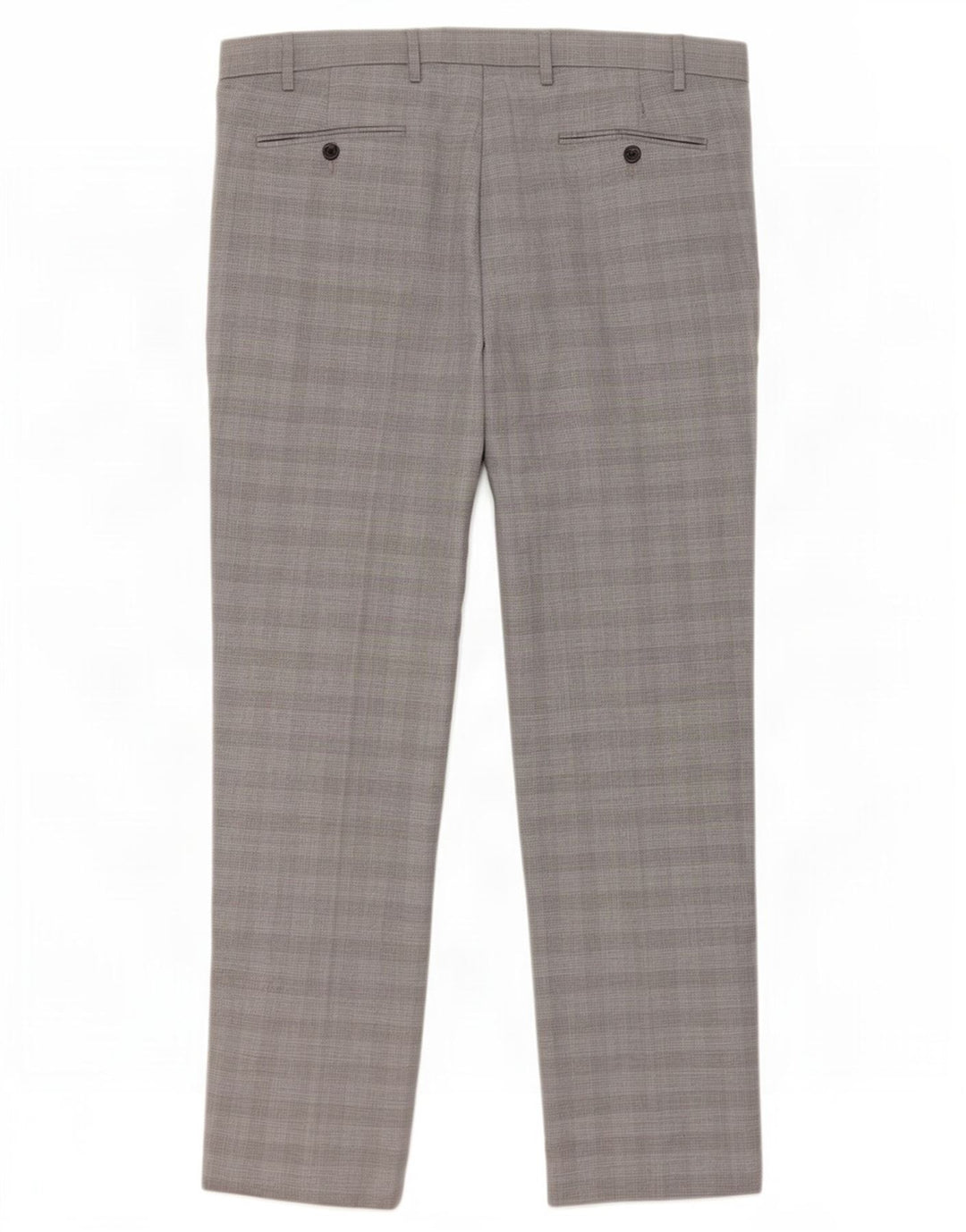 Pantaloni chino vestibilità regolare da uomo Marks & Spencer W40 L31 a quadri grigi