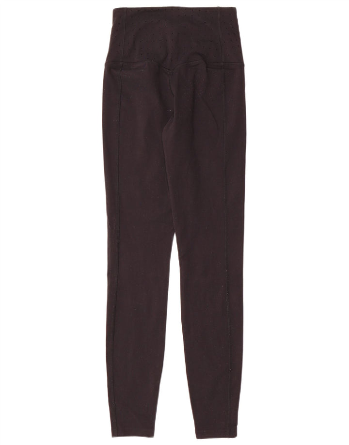 Leggings Nike Dri Fit da donna UK 8 piccoli in nylon nero