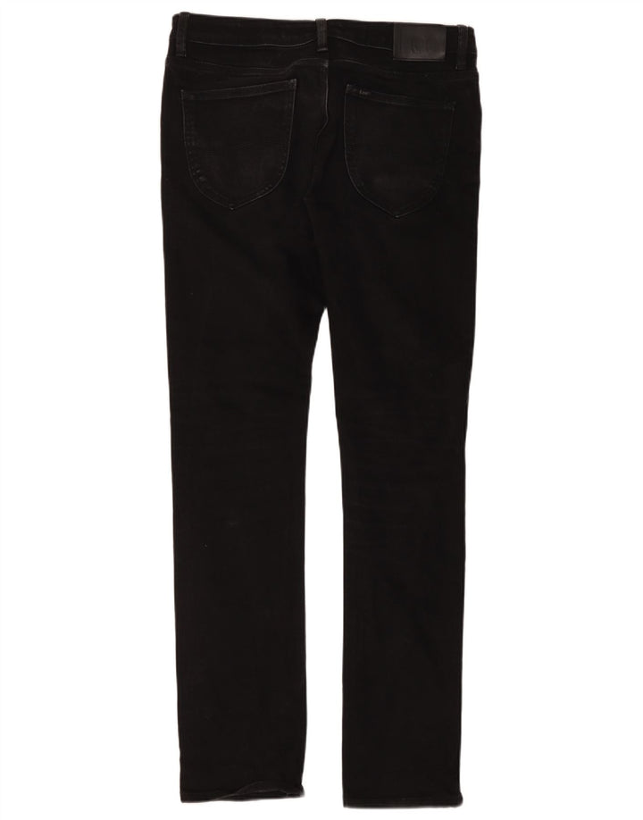 Jeans slim da donna Lee W34 L33 cotone nero