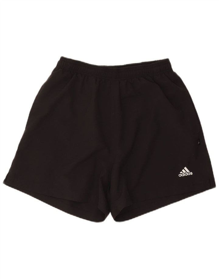 Pantaloncini sportivi da uomo ADIDAS medio nero in poliestere