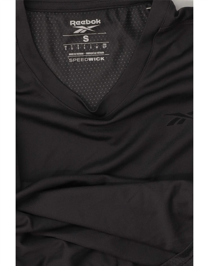 T-shirt Reebok da uomo Top piccola grigia