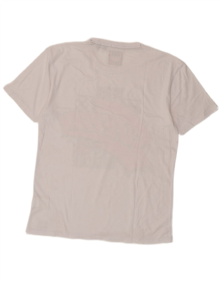 T-shirt grafica da uomo Superdry Top in cotone bianco medio