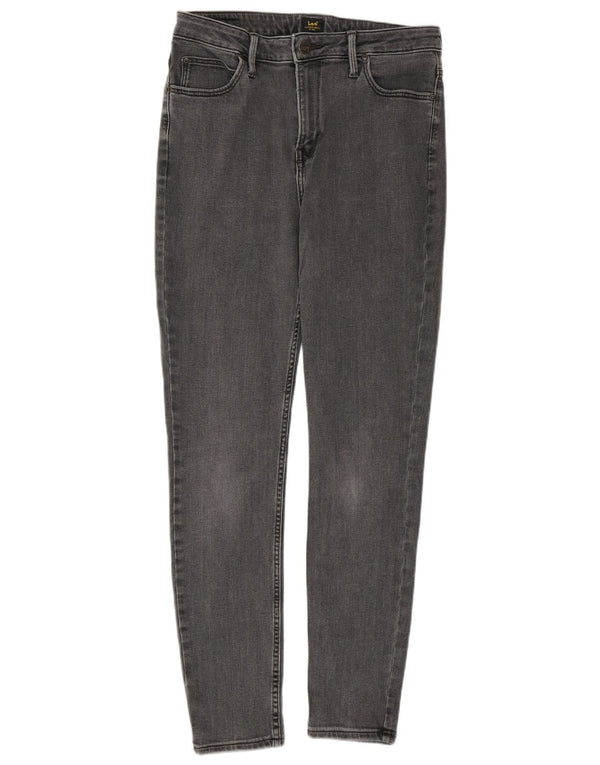 Jeans Lee Scarlett alti skinny da donna W31 L31 cotone grigio