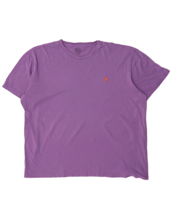 Polo Ralph Lauren T-shirt da uomo Top XL in cotone viola