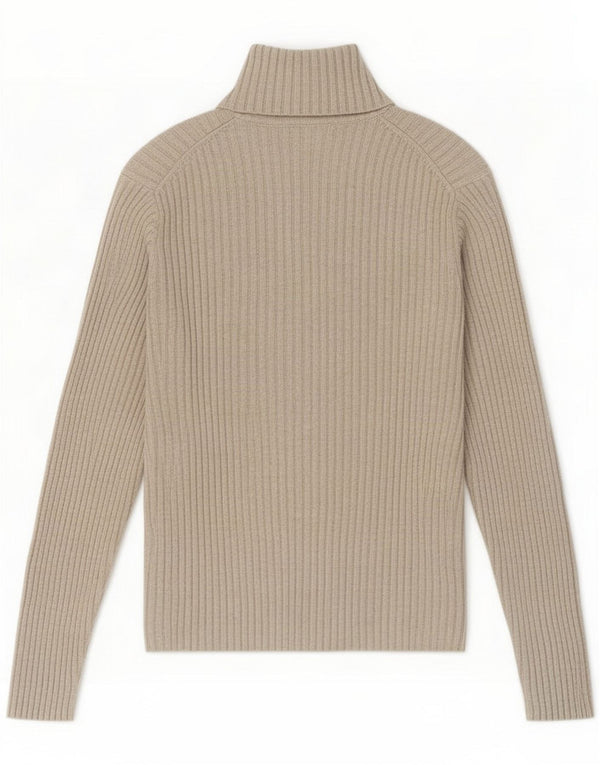 Gap Maglione da donna con collo alto e collo alto UK 10 piccolo in cotone grigio
